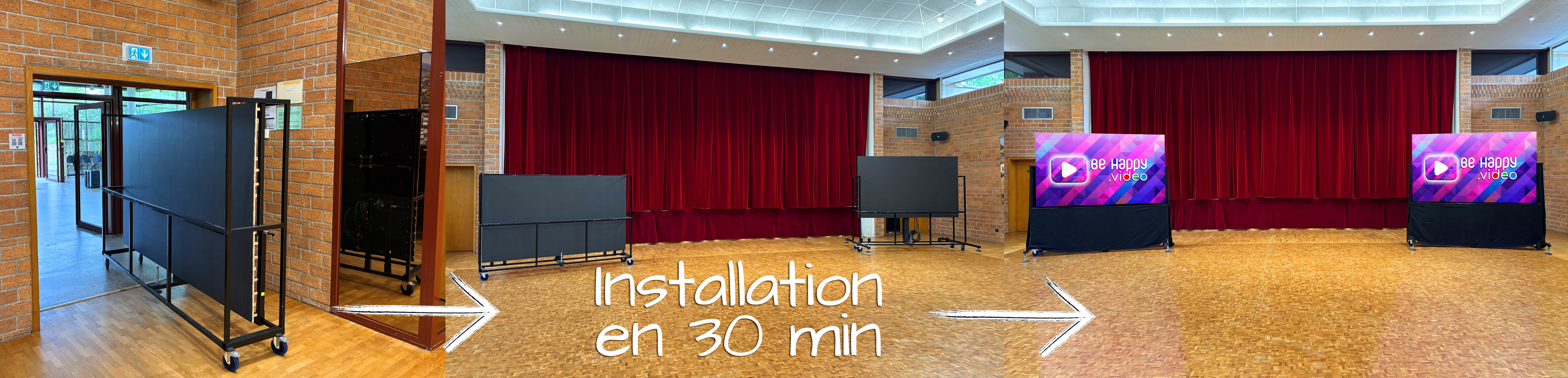 Location écran LED indoor pitch 1.9 Nantes Vendée